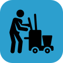 icône outils de nettoyage